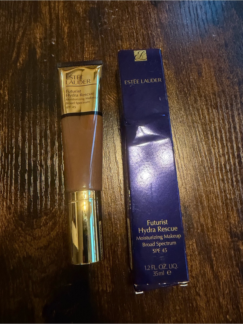 NEW Estee Lauder Futurist Hydra Rescue Moisturizing Makeup 7W2 Rich Spice